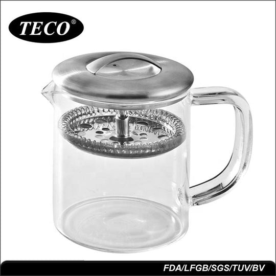 Eco-Friendly Transparent Heat Resistant Clear Borosilicate Glass Tea Pot