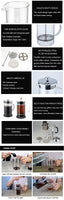 Eco-Friendly Transparent Heat Resistant Clear Borosilicate Glass Tea Pot