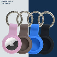 Silicone Case for Airtags with Keychain, Protective Cover for Apple Air tag Key Finder Tracker, Pet Dog Itag Collar Necklace, Airtag Accessories Holder(10 Pack)