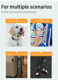 Silicone Case for Airtags with Keychain, Protective Cover for Apple Air tag Key Finder Tracker, Pet Dog Itag Collar Necklace, Airtag Accessories Holder(Bulk 3 Sets)