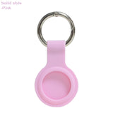 Silicone Case for Airtags with Keychain, Protective Cover for Apple Air tag Key Finder Tracker, Pet Dog Itag Collar Necklace, Airtag Accessories Holder