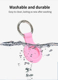 Silicone Case for Airtags with Keychain, Protective Cover for Apple Air tag Key Finder Tracker, Pet Dog Itag Collar Necklace, Airtag Accessories Holder