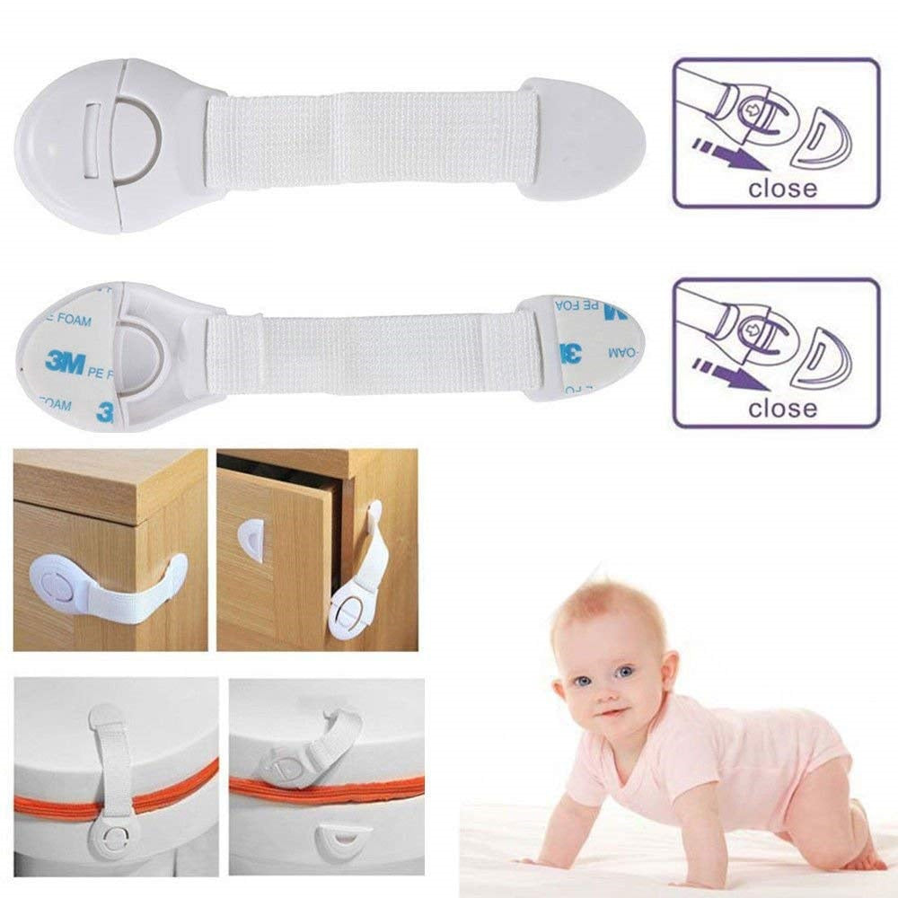 Child Infant Baby Safety Lock Latch Cupboard Cabinet Door Drawers Child Safety Locks