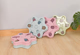 Puzzle pet toy dog food turntable eating anti choking tableware Feeder bowl