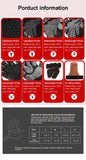 Breathable Workout Gloves Weight Lifting Fingerless Gym Exercise Gloves with Curved Open Back(10 Pack)