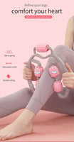 Muscle Relax yoga manual massager roller wheel leg neck hand arm relaxer massager(Bulk 3 Sets)