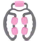 Muscle Relax yoga manual massager roller wheel leg neck hand arm relaxer massager(Bulk 3 Sets)