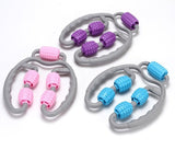 Muscle Relax yoga manual massager roller wheel leg neck hand arm relaxer massager(Bulk 3 Sets)