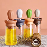 Perfectly drip Oil bottle with silicone brush Pastry steak Liquid Oil Brushes Baking BBQ Tool(10 Pack)
