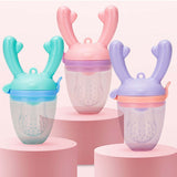 Newborn Pacifier Food Nibble Baby Feeder Kids Fruit Pacifier Feeding Safe Training Nipple Teat Silicone Baby Pacifier