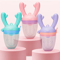 Newborn Pacifier Food Nibble Baby Feeder Kids Fruit Pacifier Feeding Safe Training Nipple Teat Silicone Baby Pacifier