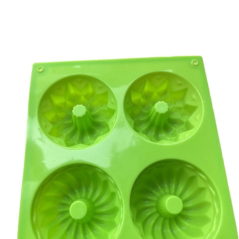 Silicone Bundt Cake Molds, Doughnut Maker Silicone Baking Tray Cupcake Muffin Molds Mini Cake Pan(10 Pack)