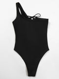 Classy Stylish Women's One Shoulder bikini European and American swimsuit women beachwear with quality Lace along(10 Pack)