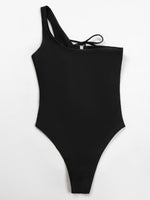 Classy Stylish Women's One Shoulder bikini European and American swimsuit women beachwear with quality Lace along(Bulk 3 Sets)