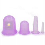 Anti Cellulite Massager Cupping Therapy Massage Sets Silicone Vacuum Suction Cupping Cups(Bulk 3 Sets)