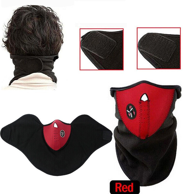 Premium Quality Half Face Neck Warmer Gaiter Mask Winter Riding Cycling Mask Windproof