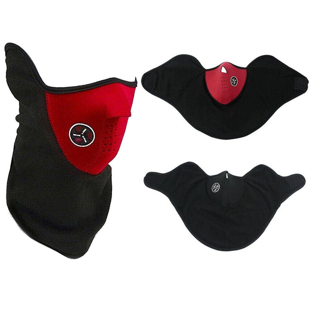 Premium Quality Half Face Neck Warmer Gaiter Mask Winter Riding Cycling Mask Windproof