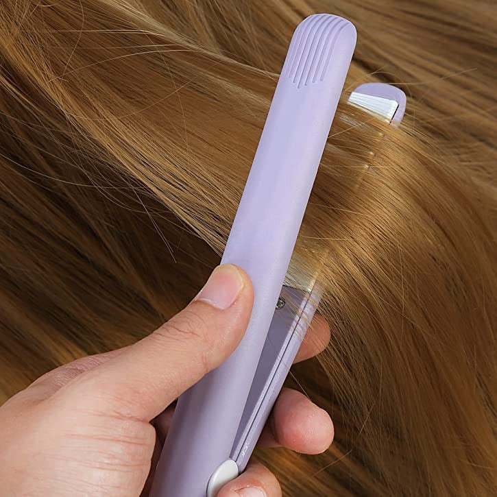 Mini Hair-Straightener Flat Iron Ceramic Dry and Wet Thermostatic Electric mini Curling Iron