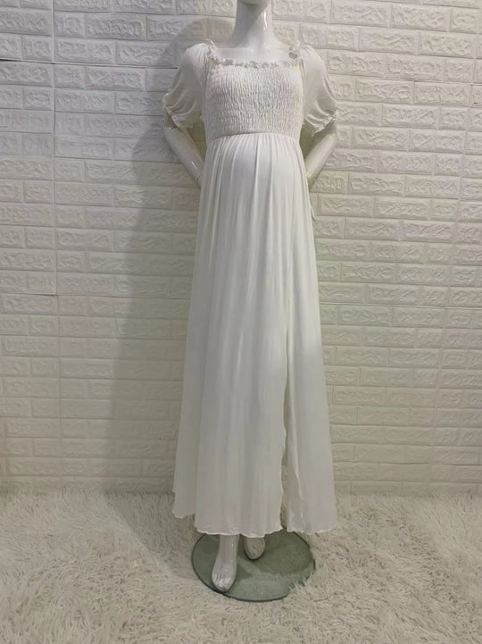 Perfect for Photshoot Maternity Baby Shower Photoshoot Dress Off Shoulder Maxi Pregnant Women