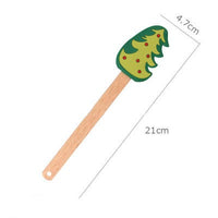 Premium quality Highly Heat Resistance Non-Stick Silicone Baking Spatula Set with wood handle(10 Pack)