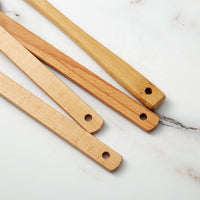 Premium quality Highly Heat Resistance Non-Stick Silicone Baking Spatula Set with wood handle(10 Pack)