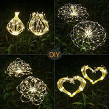 Decorative Fairy Lights With Stake Solar Firework Light Outdoor(Bulk 3 Sets)