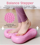 Aerobic exercise balance training foot massage pedal air inflatable stepper