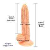Corn Dildo with great grip to hold - MOQ 10 Pcs