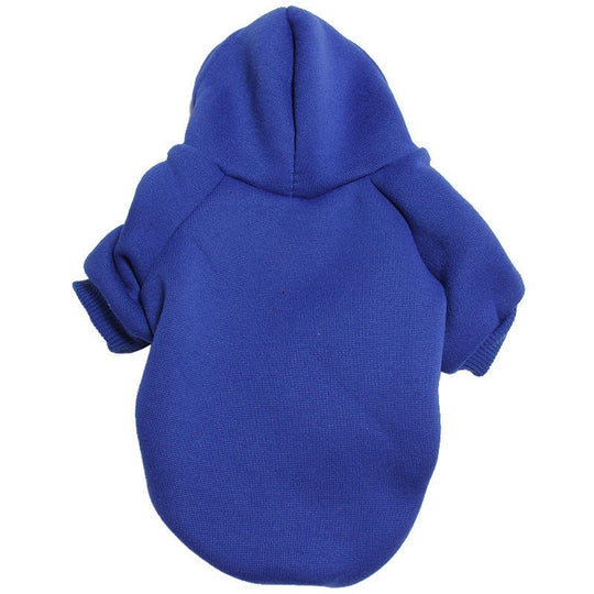 Pet Clothing with Dog Fleece Hoodie Hoodie and buttons on the bottom