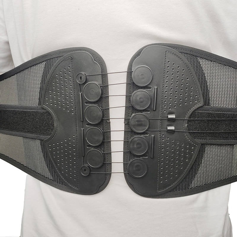 Spinal Fusion Surgery Back Brace Plus Rigid Lumbosacral Corset Belt with Pulley(10 Pack)