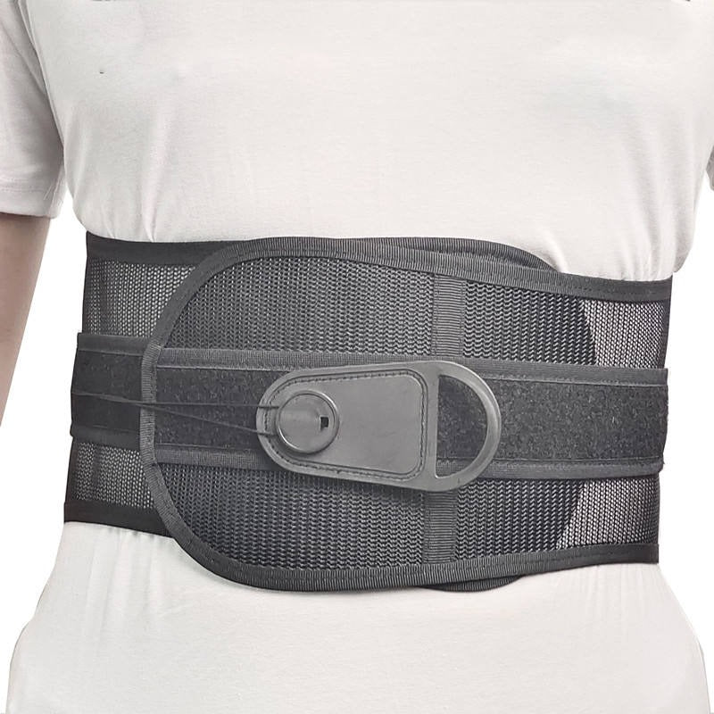 Spinal Fusion Surgery Back Brace Plus Rigid Lumbosacral Corset Belt with Pulley