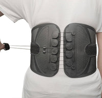 Spinal Fusion Surgery Back Brace Plus Rigid Lumbosacral Corset Belt with Pulley