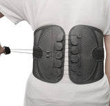 Spinal Fusion Surgery Back Brace Plus Rigid Lumbosacral Corset Belt with Pulley(Bulk 3 Sets)
