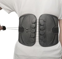 Spinal Fusion Surgery Back Brace Plus Rigid Lumbosacral Corset Belt with Pulley(Bulk 3 Sets)