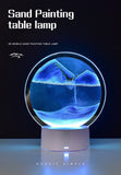 Moving Sand Painting Hourglass Sandscape 3D Led Table Lamp In Motion Lamp Decor(10 Pack)