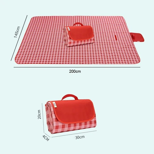 Foldable Travel Beach Picnic Blanket for Outdoor(Bulk 3 Sets)