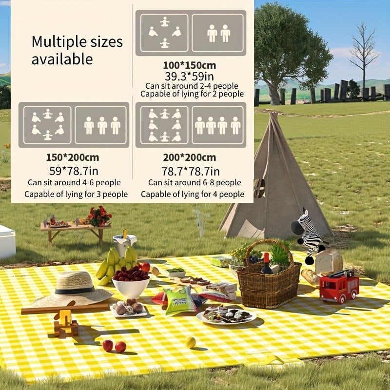 Foldable Travel Beach Picnic Blanket for Outdoor