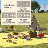 Foldable Travel Beach Picnic Blanket for Outdoor(Bulk 3 Sets)