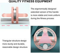 Automatic rebound abdominal roller wheel & Ab Wheel Slide 4 wheel roller with resistance band(10 Pack)