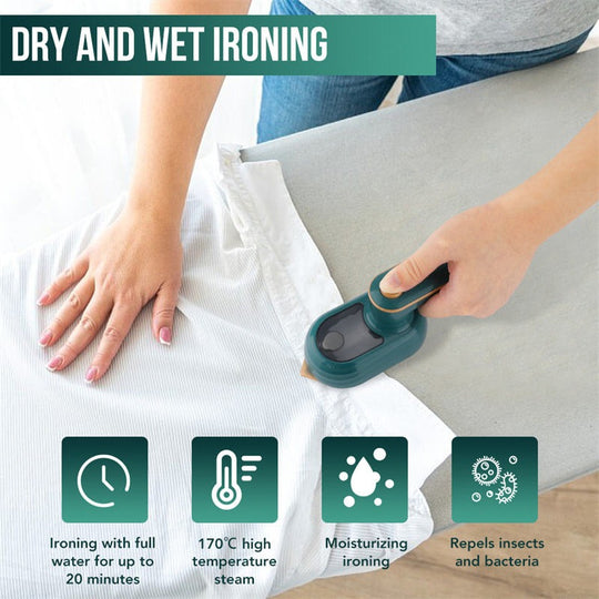 upholstery Steam Iron Handheld Ironing Portable Dry Wet & rotatable