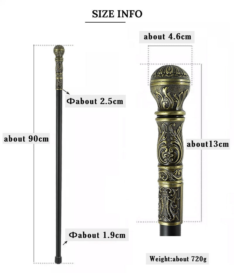 upholstery Walking Stick Man Party Decorative Cane Elegant Walking Stick Elegant Alloy Handle