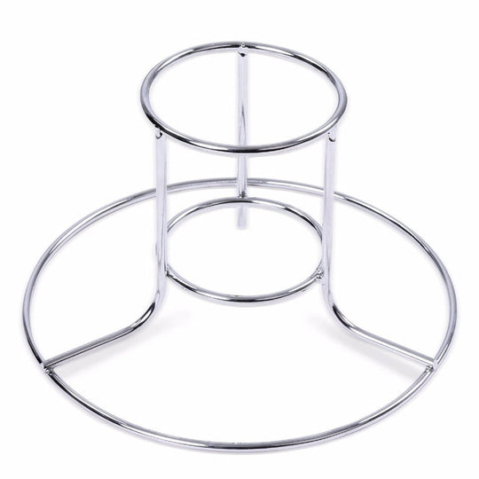 Barbecue BBQ Tools Stainless Steel Chicken Rib Rosting Stand Rack(Bulk 3 Sets)