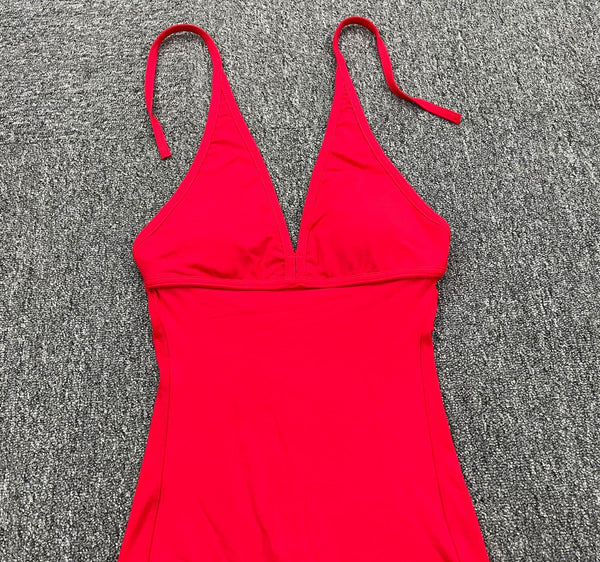 Wholesale Yoga Clothing Sexy Women Deep V Backless Jumpsuit Tight