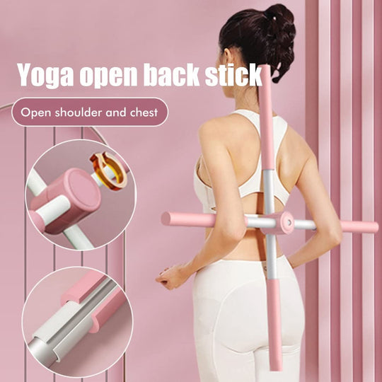 Hip Weight Thrust Belt & Yoga Sticks Stretching Tool Combo Pack(10 Pack)