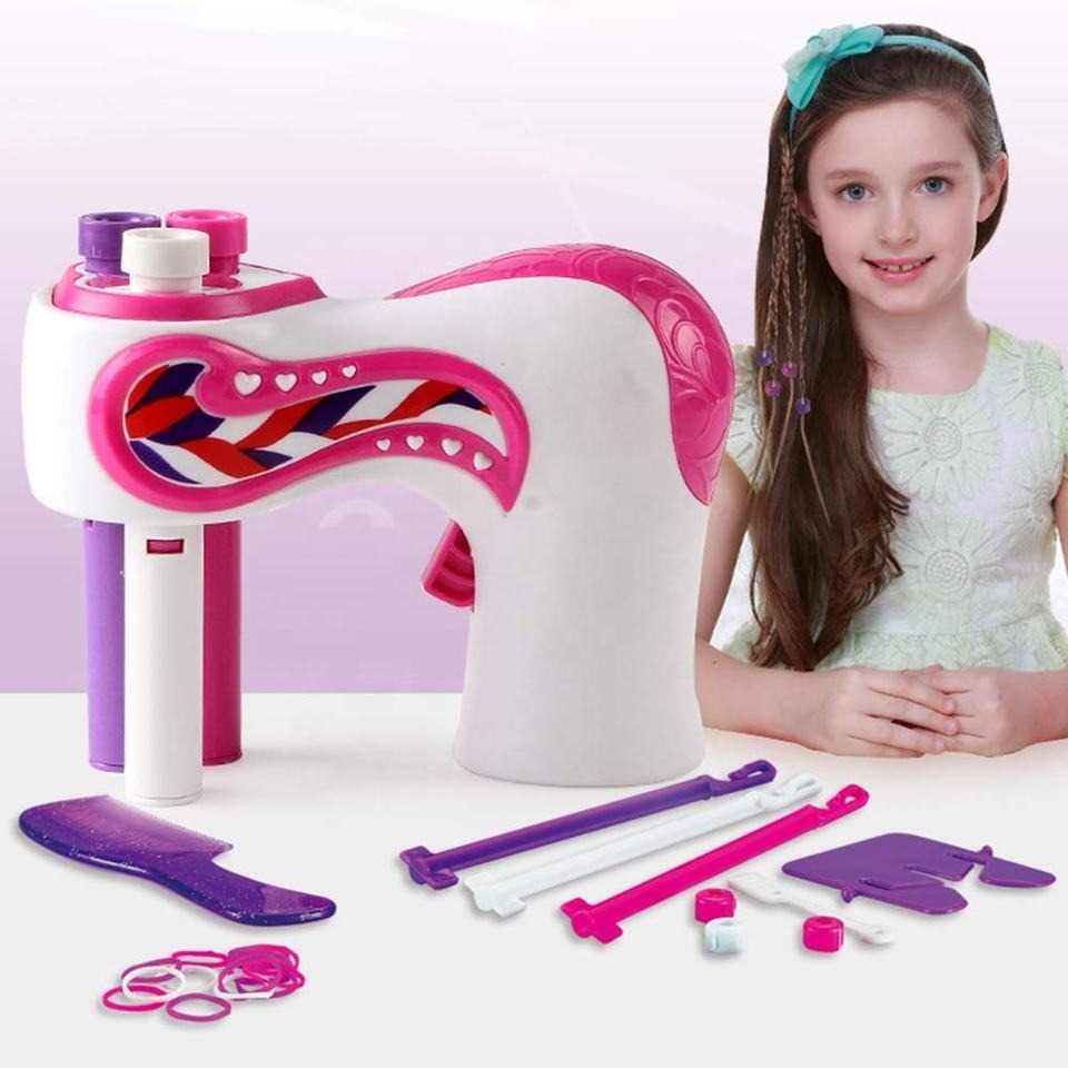 Perfect Gift Hair Braider for Kids Hair Braiding Machine Hair Twisting Toy Electric Rollers (5 Pack)