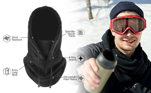 Upholstery Winter Outdoor Hood Windproof Ski Cycling Hunting Full Face(Bulk 3 Sets)