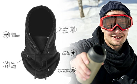 Upholstery Winter Outdoor Hood Windproof Ski Cycling Hunting Full Face(10 Pack)