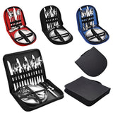 Camping lightweight Stainless Steel Flatware Set Knife Fork Spoon Plate Silverware Dinnerware (10 Pack)