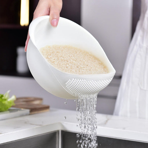 Sieves and Strainers Rice Washing Bowl Strainer Drain Basket