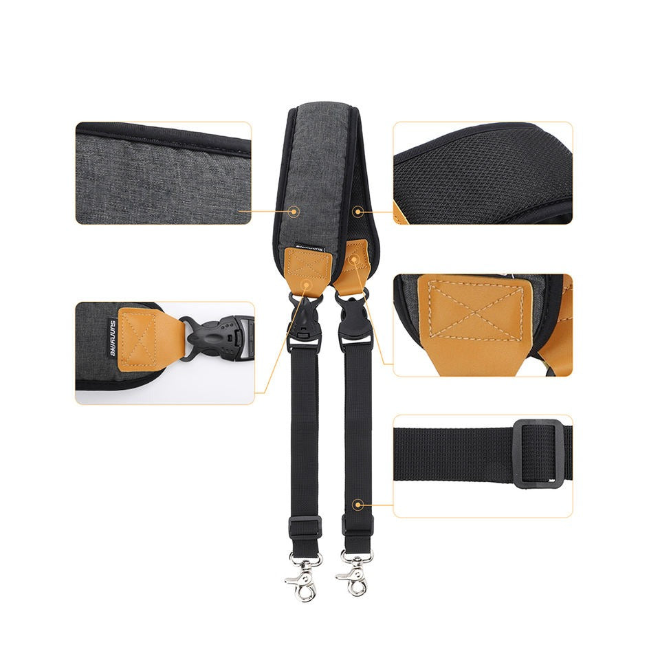 High Grade Handheld Gimbal Stabilizer Neck Shoulder Strap with Dual Hook Adjustable Buckle for RS3 Mini (Bulk 3 Sets)